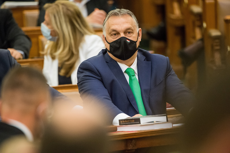 Orbán Viktor a parlamentben
