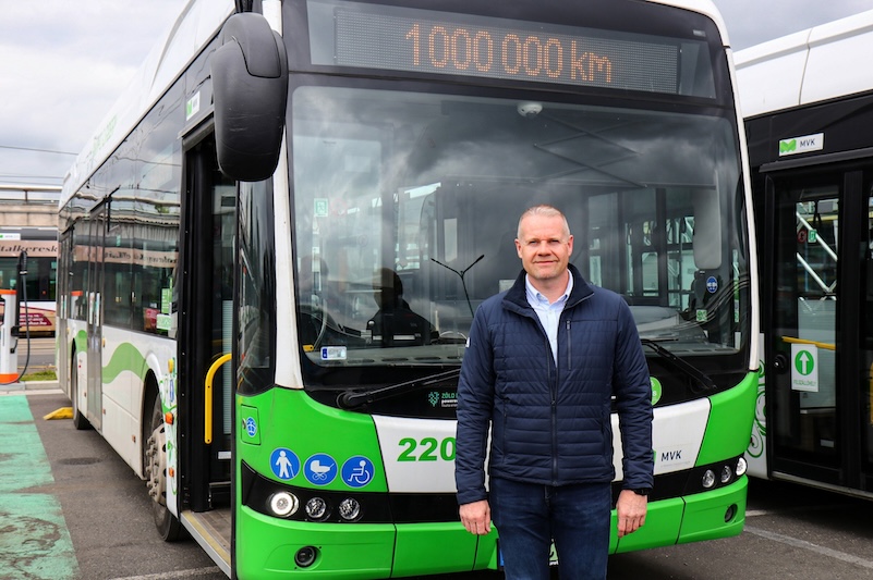 MVK e-busz - 1.000.000 km