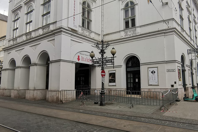 A munkálatok miatt kibővülhet a korlát. Forrás: Borsod24