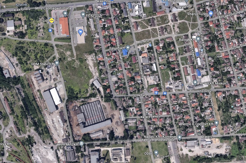 Vasgyár térkép