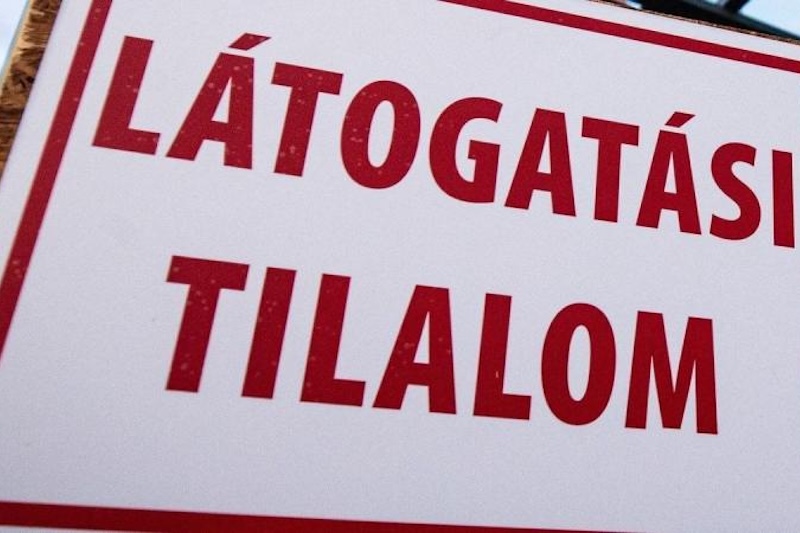 látogatási tilalom