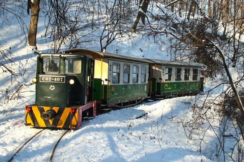 kisvasút Mahócára