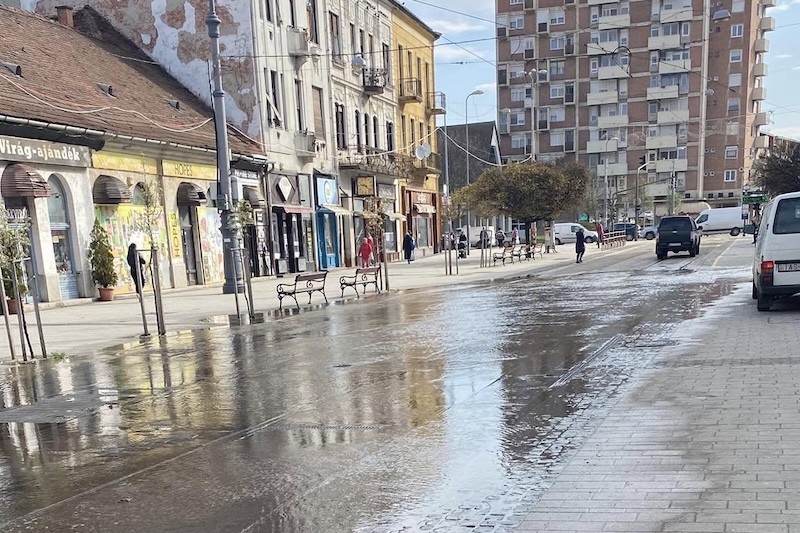 Centrum csőtörés
