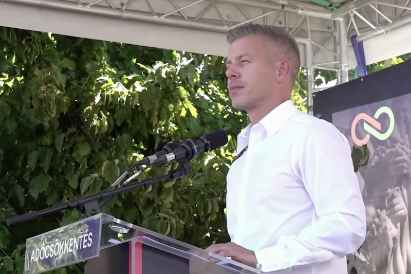 Magyar Péter Kötcsén
